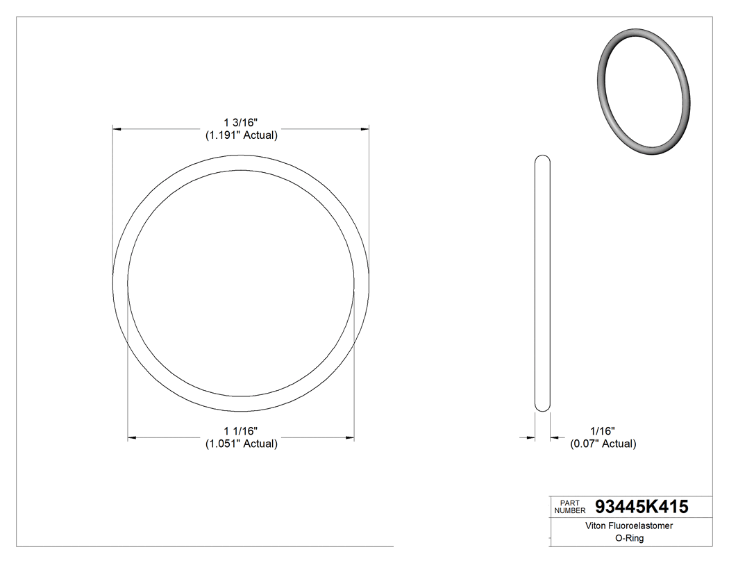 Technical drawing - 93445K415